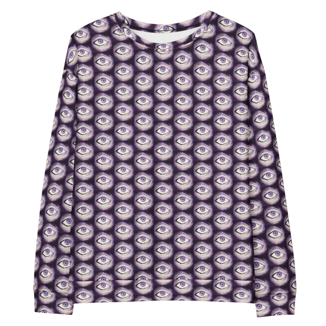 Razel Thousand Eyes Crewneck Sweater fleece
