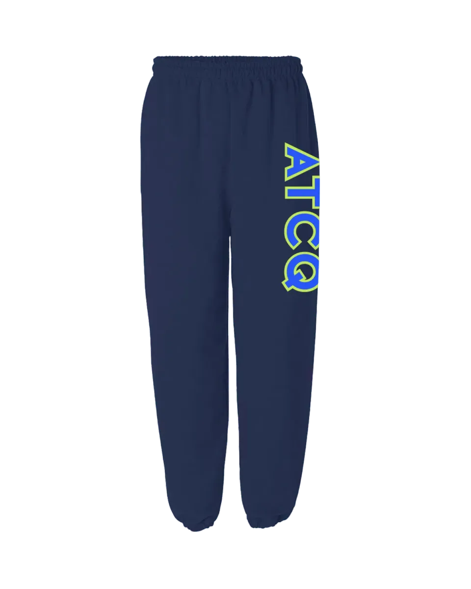 Tribe Called Quest ATCQ Navy Embroidery joggingbroek blauw