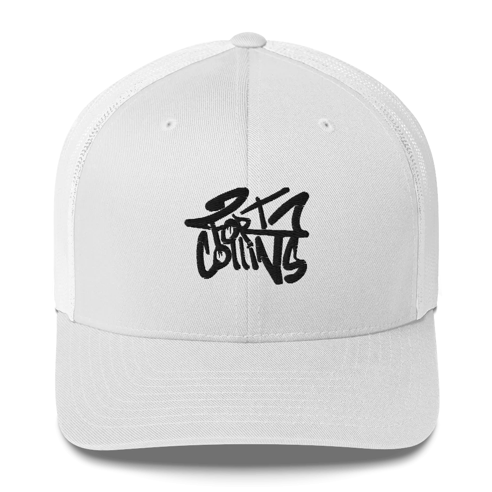Razel Fort Collins trucker pet zwart mesh