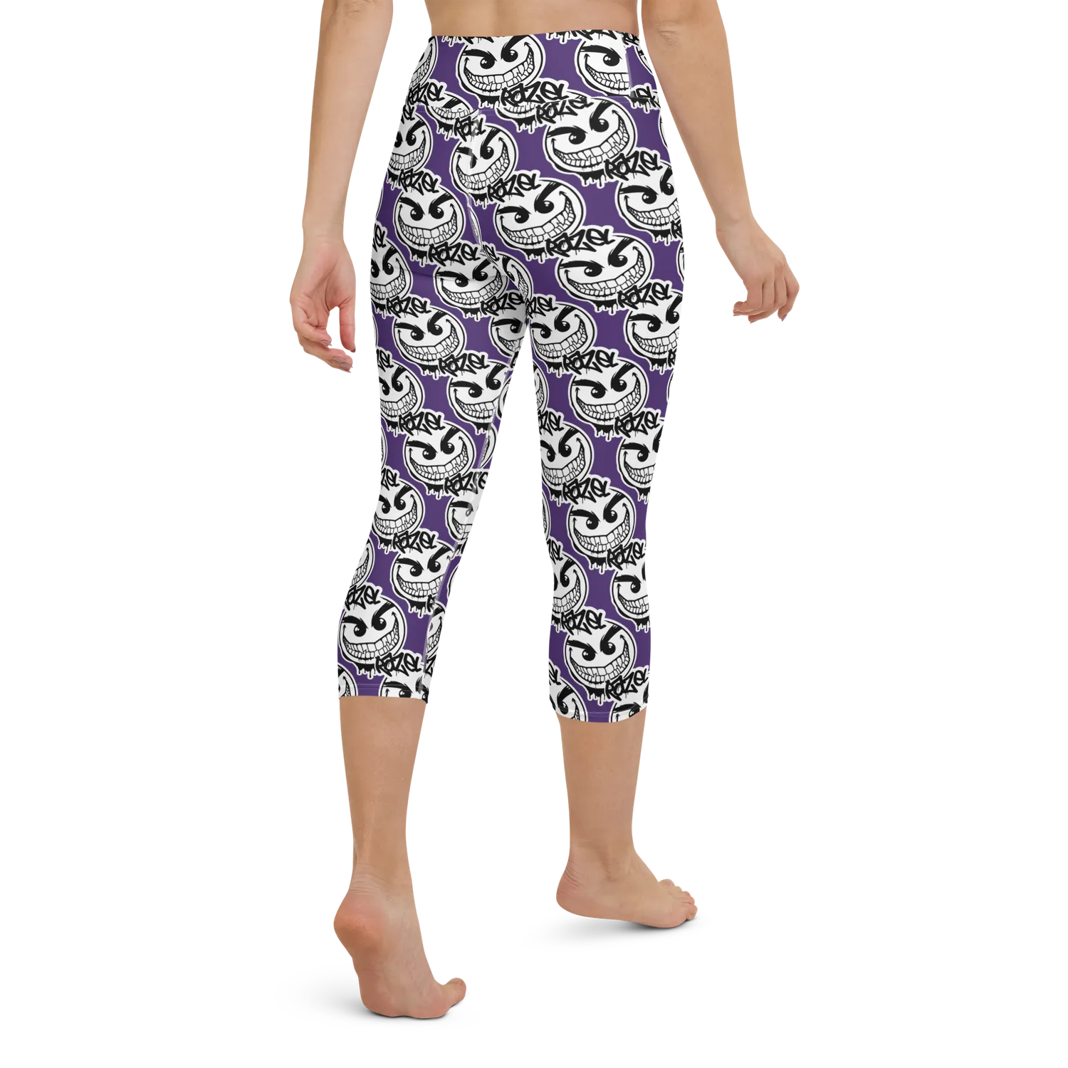 Razel Gang Drip Face yoga capri high waist
