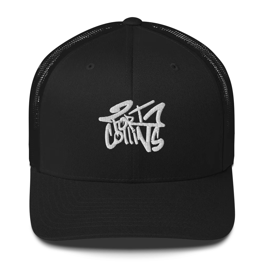 Razel Fort Collins trucker pet wit katoen