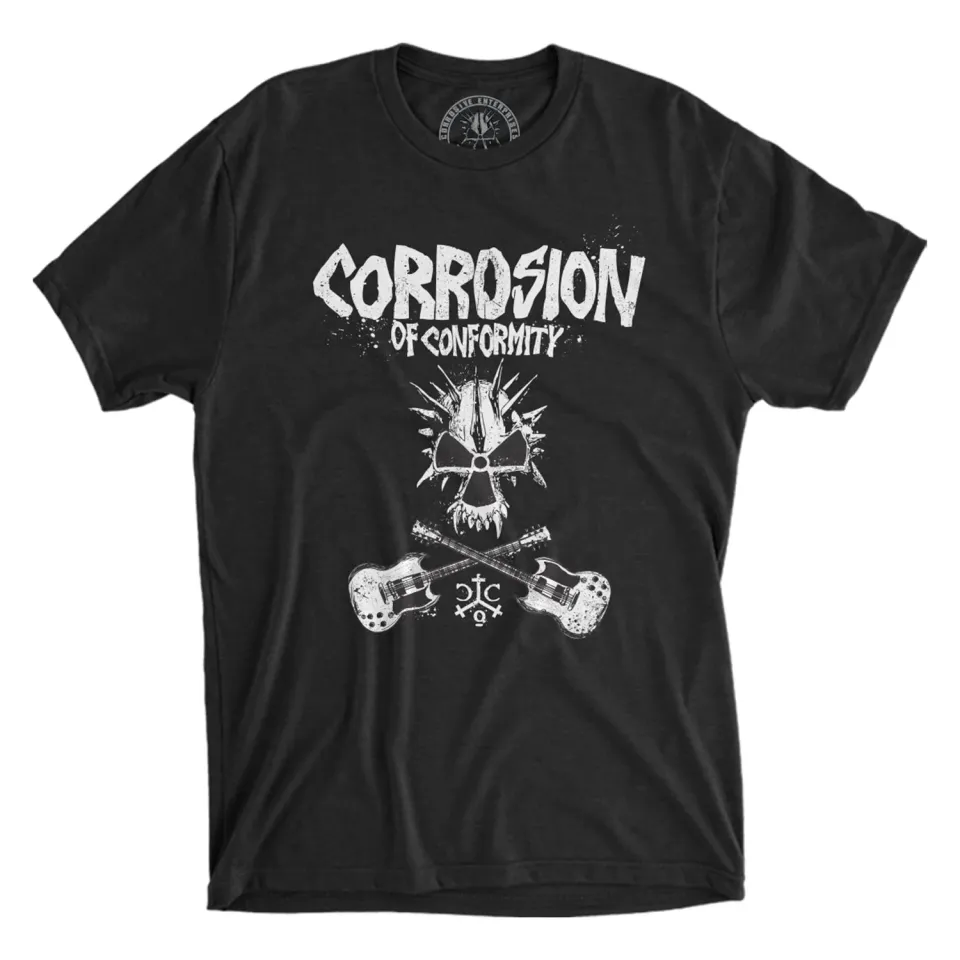 Corrosion of Conformity Cross Guitars T-shirt officieel