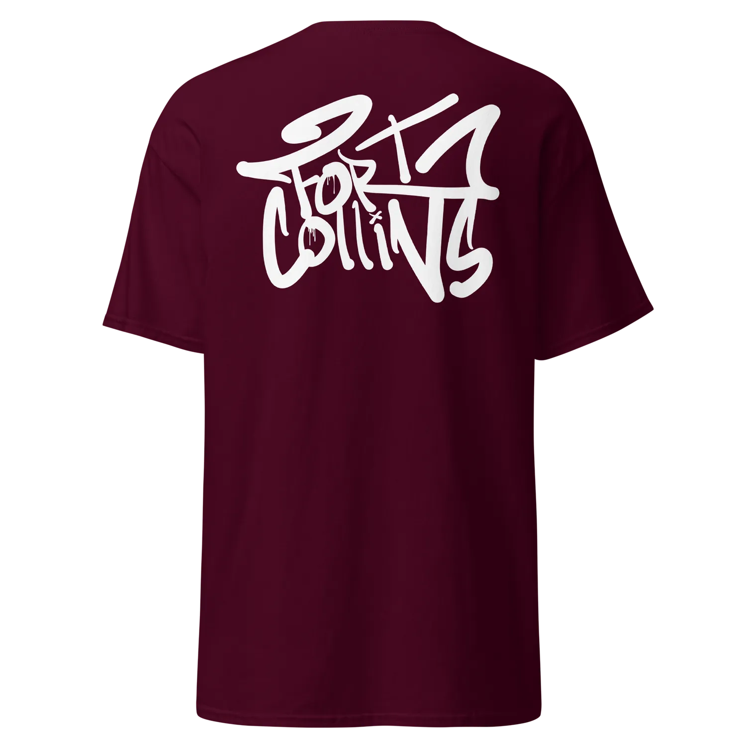 Razel White Tagged Ftc Fort Collins T-shirt wit katoen