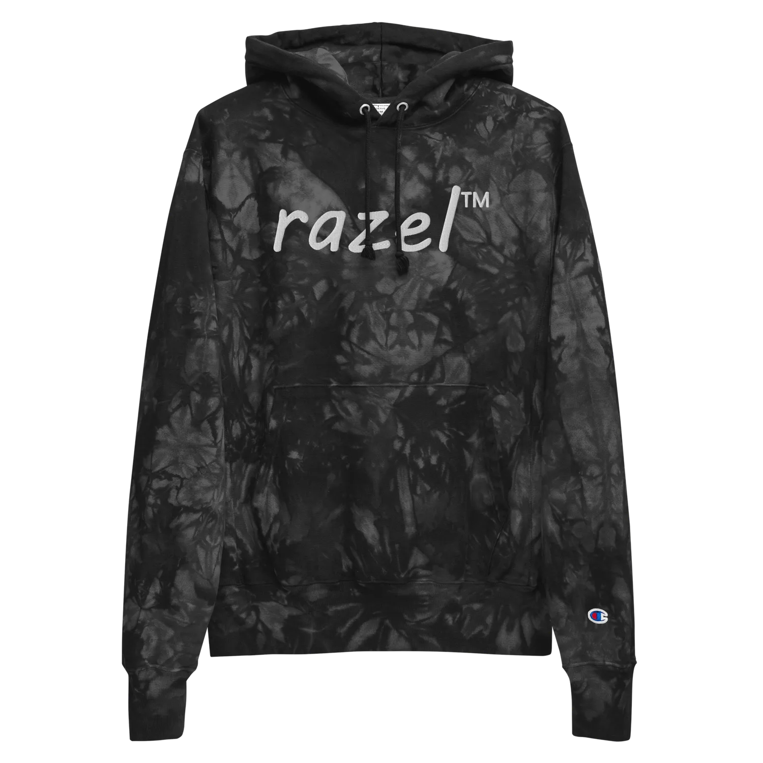 Razel Champion Tie-Dye hoodie geborduurd katoen