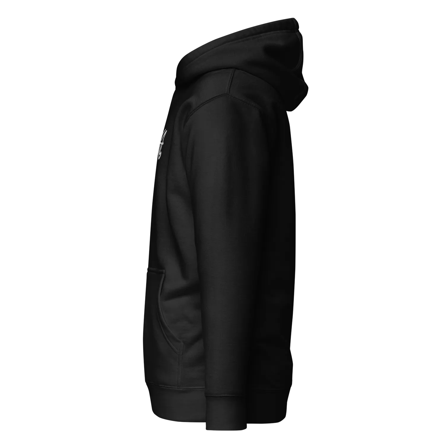 Razel Fort Collins Hoodie zwart geborduurd