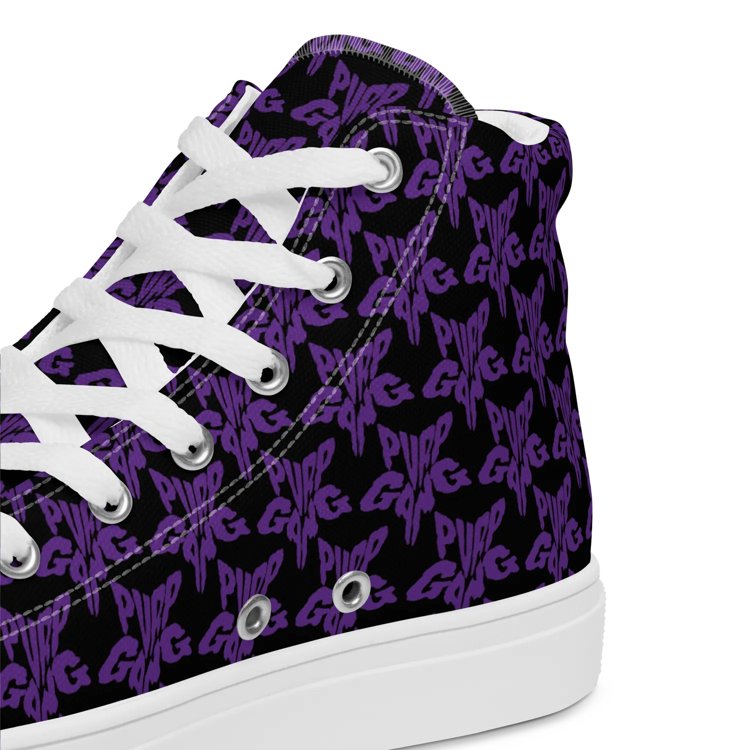Razel Purp Gang Rock Star high-top sneakers canvas