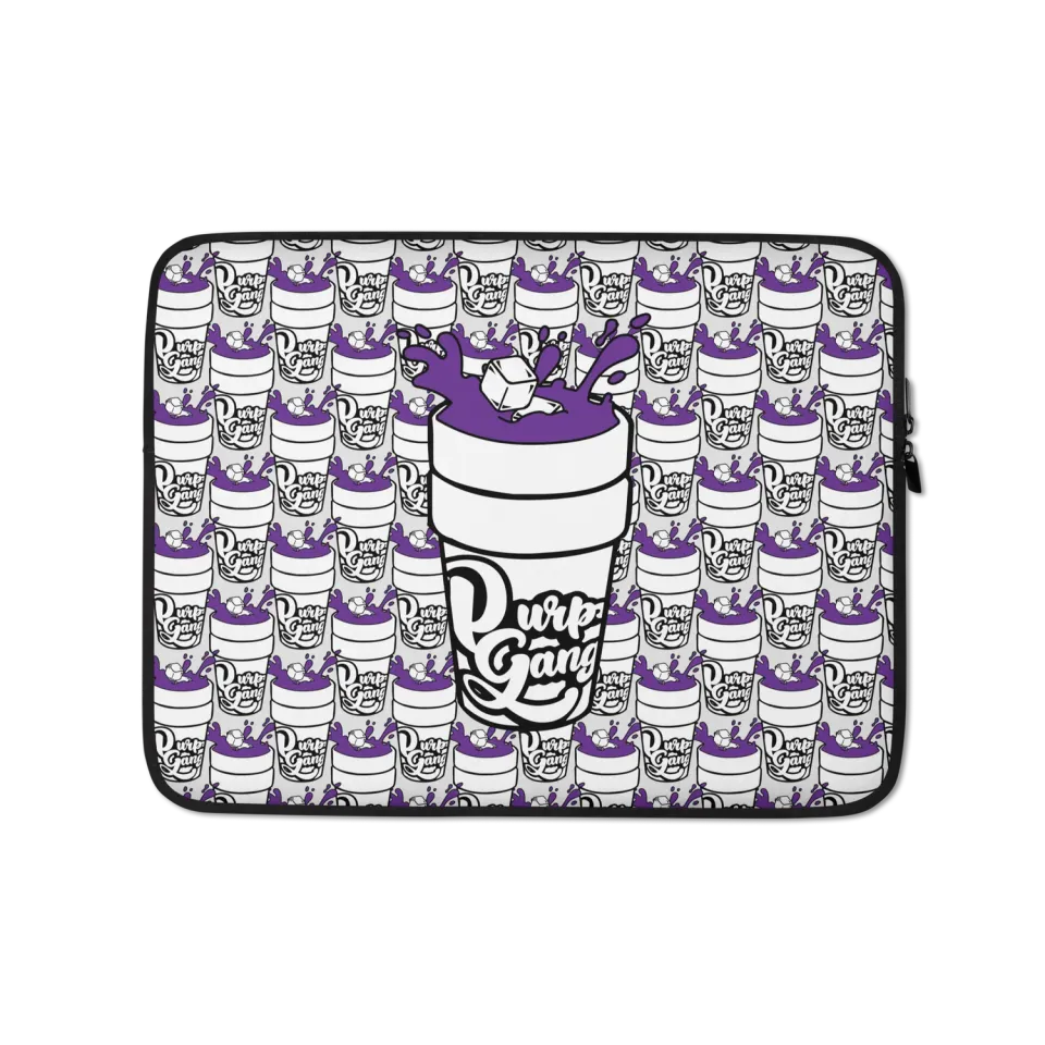 Razel Purp Gang Double Cup laptopsleeve 13 inch neopreen