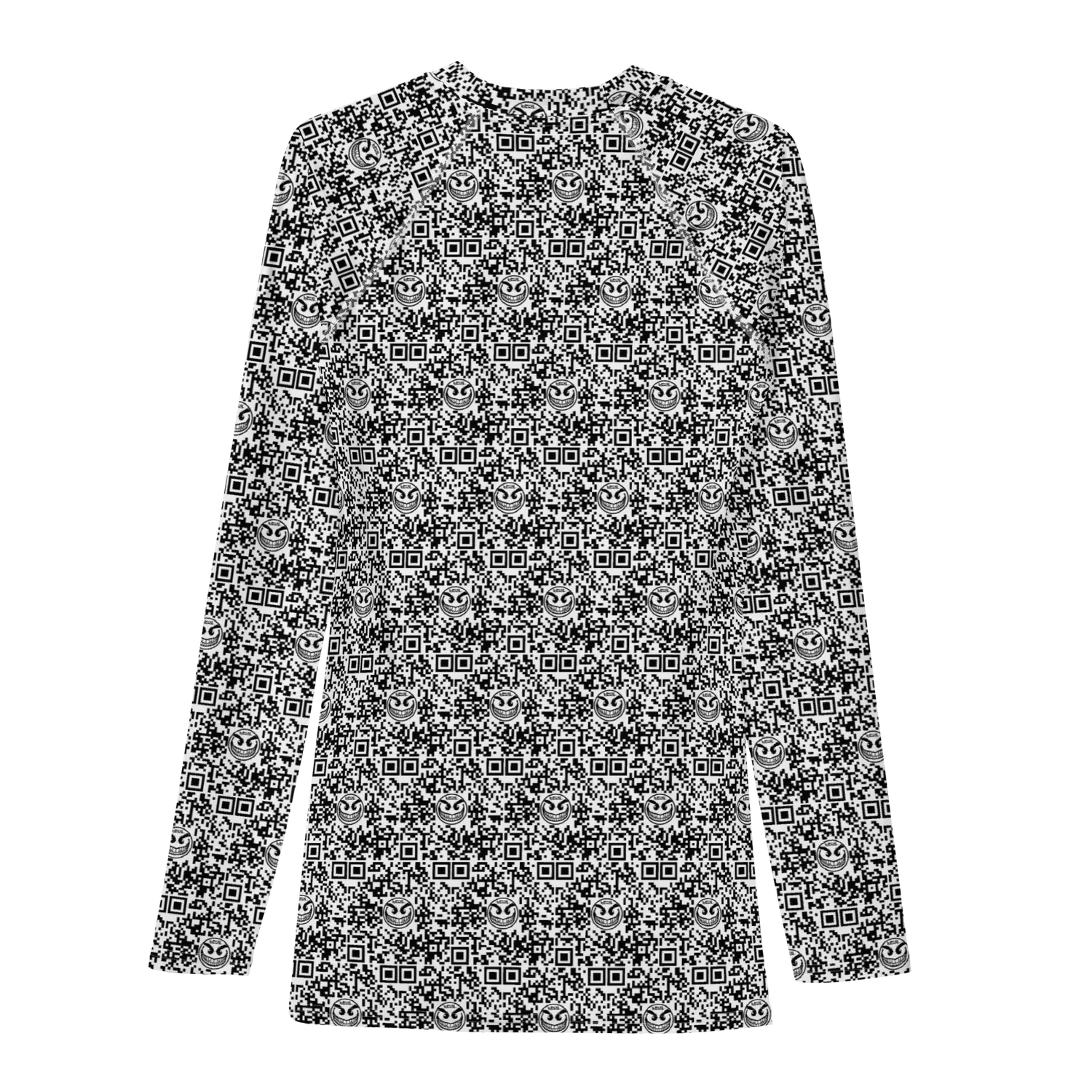 Razel Face QR Code Motif rashguard UPF 50+