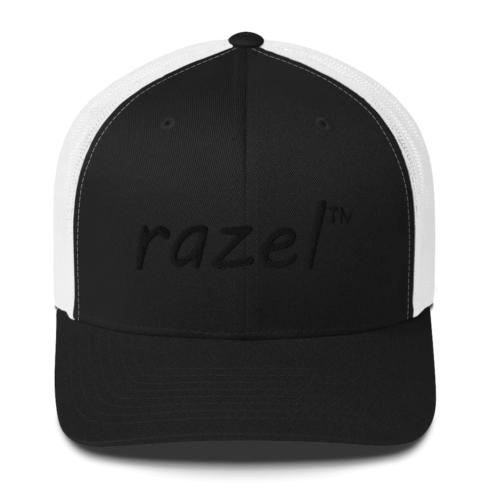 Razel Trucker Pet Zwart katoen verstelbaar