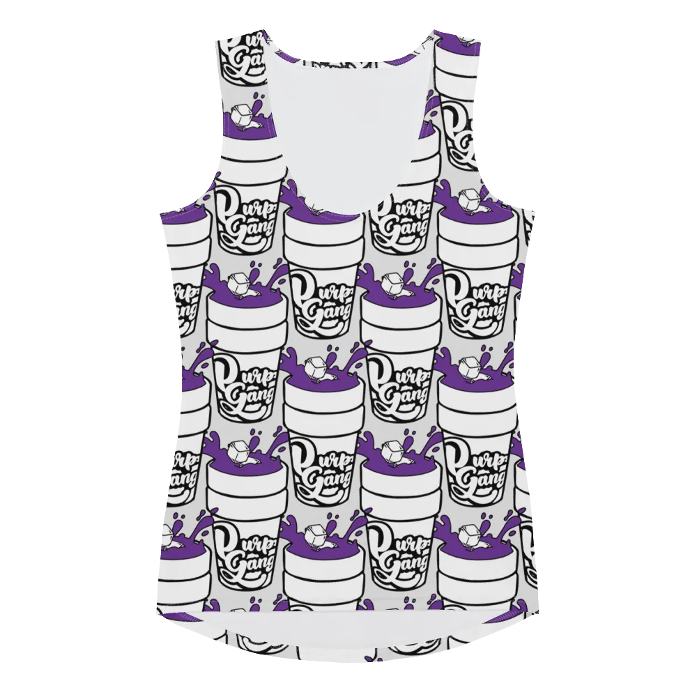 Razel Purp Gang Double Cup tank top dames stretch